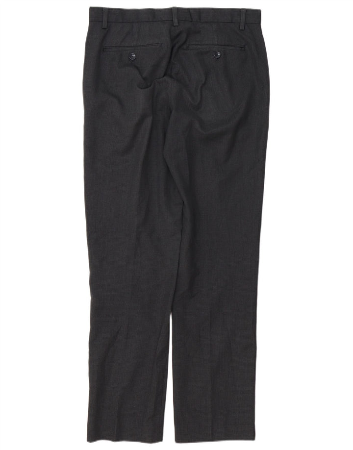 Calça Chino Reta Masculina Calvin Klein W29 L30 Poliéster Preto