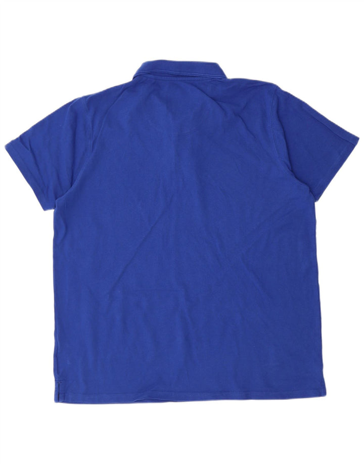 Camisa polo masculina WEIRD FISH XL algodão azul