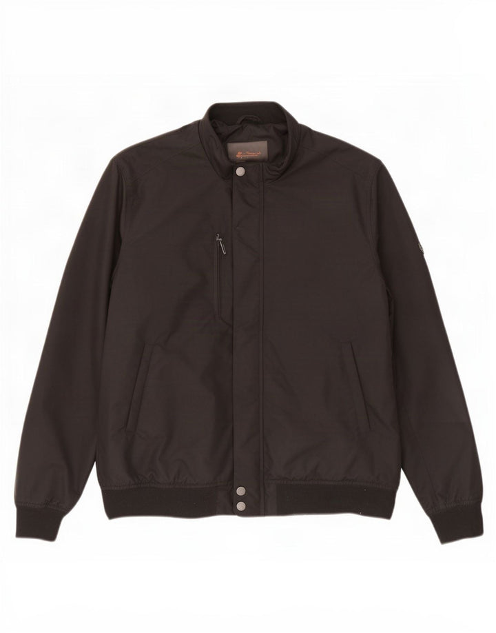 Jaqueta bomber masculina Ben Sherman Reino Unido 42 XL preta