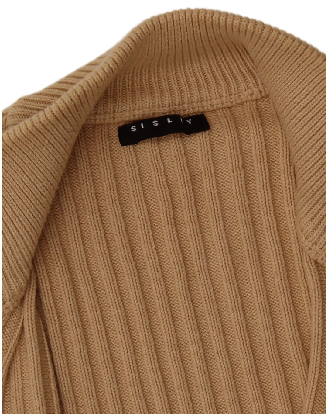 Suéter Cardigan Masculino Sisley Médio Bege