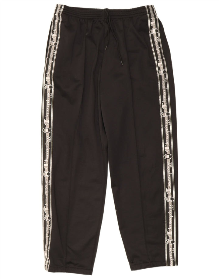 Calça de treino masculina Champion Graphic XL preto poliéster