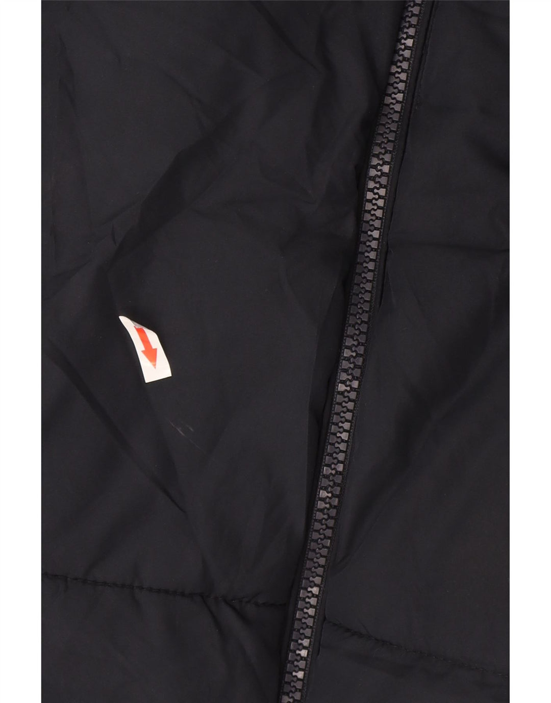 Jaqueta acolchoada com capuz e capuz feminino Zara UK 6 XS azul marinho poliéster