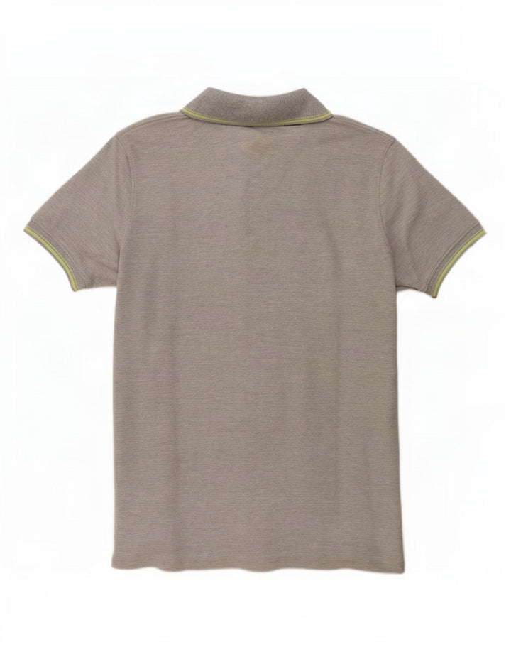 Camisa polo masculina Reebok grande algodão cinza