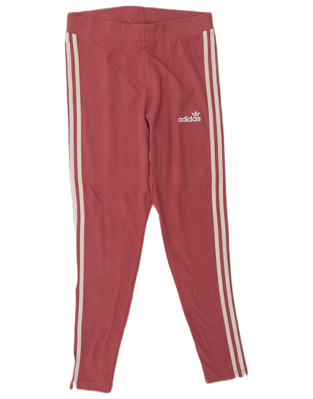 Leggings ADIDAS Femininas UK 16 Grande Algodão Rosa