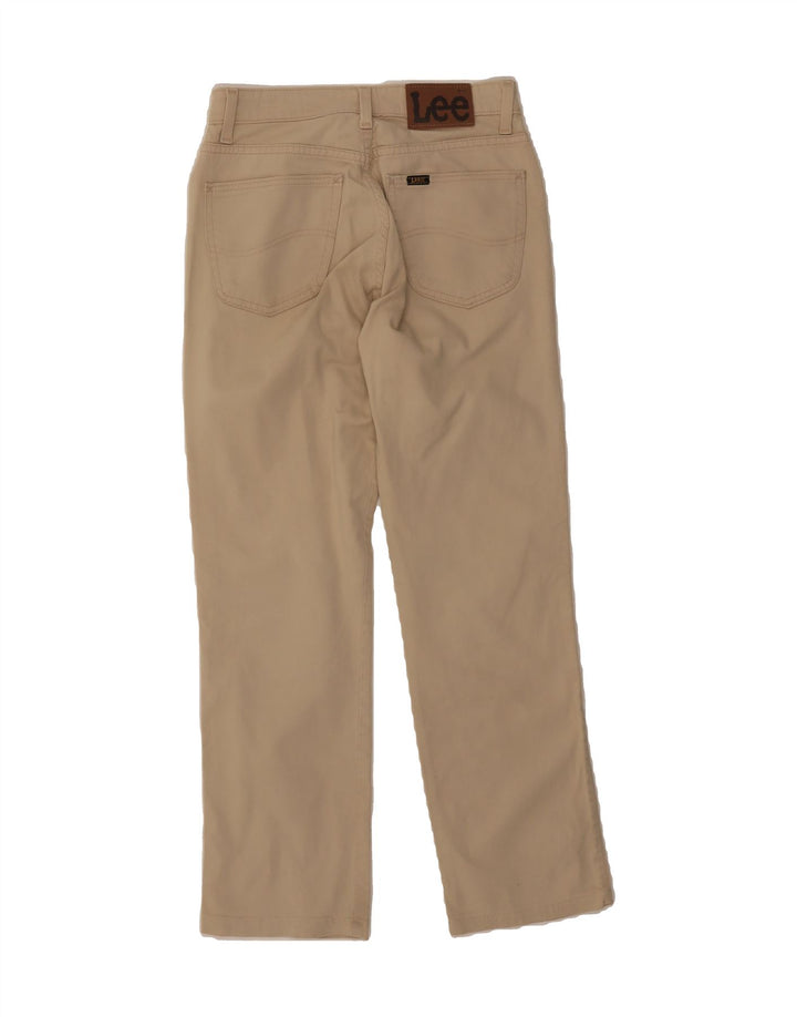 LEE Mens Straight Casual Trousers W31 L28 Beige Cotton Vintage Lee and Second-Hand Lee from Messina Hembry 