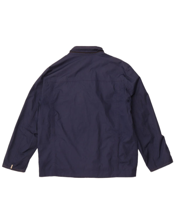 Jaqueta de chuva masculina TIMBERLAND UK 40 poliéster azul grande