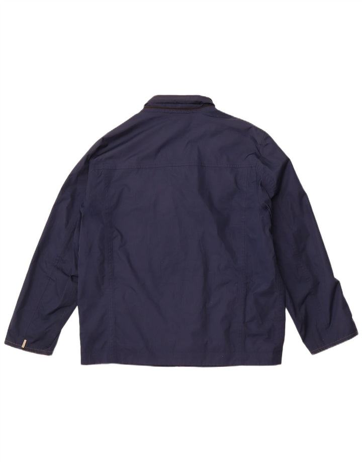 Jaqueta de chuva masculina TIMBERLAND UK 40 poliéster azul grande