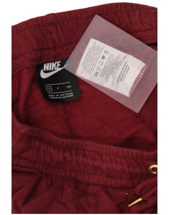 Calça esportiva feminina Nike Graphic Joggers UK 10 pequena marrom algodão