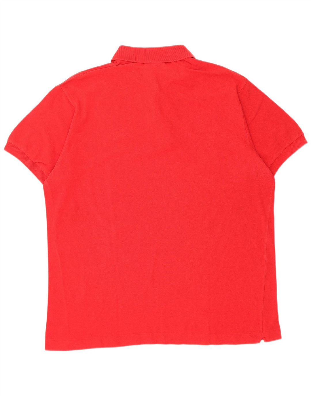 Camisa polo masculina Lacoste Classic Fit tamanho 7 2XL algodão vermelho