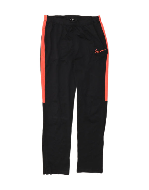 Nike Boys Dri Fit Tracksuit Trousers 13-14 Years XL Black Colourblock