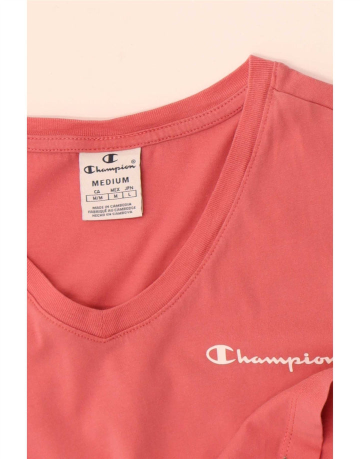 Camiseta feminina Champion UK 12 rosa médio