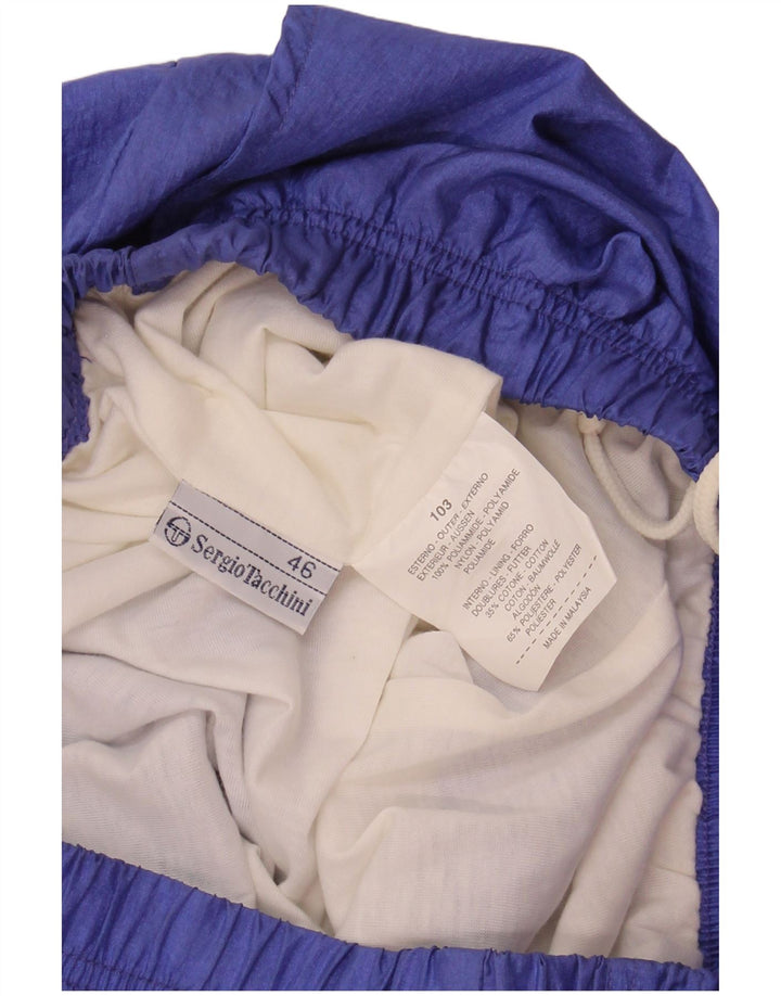 SERGIO TACCHINI Calça de treino masculina Joggers IT 46 Pequeno Azul Nylon