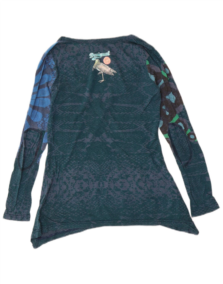 Blusa feminina Desigual UK 10 pequena viscose floral multicolorida