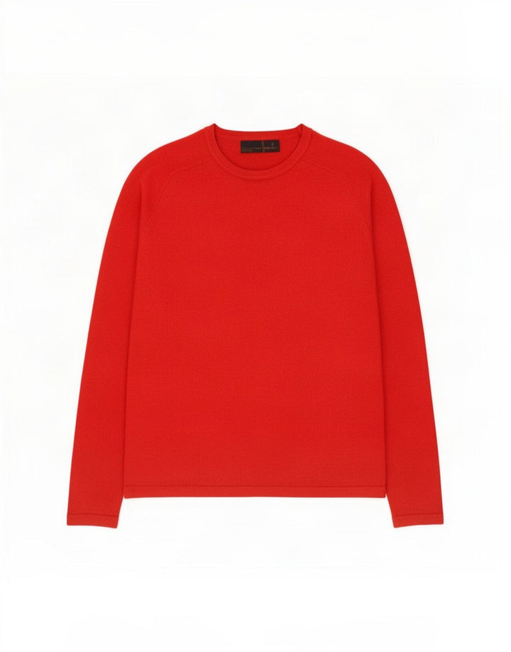 Zara Mens Top Manga Longa XL Vermelho