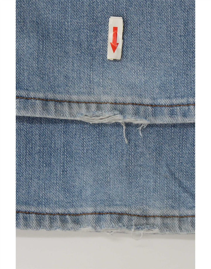 Wrangler Masculino Texas Stretch Straight Jeans W38 L32 Azul Algodão