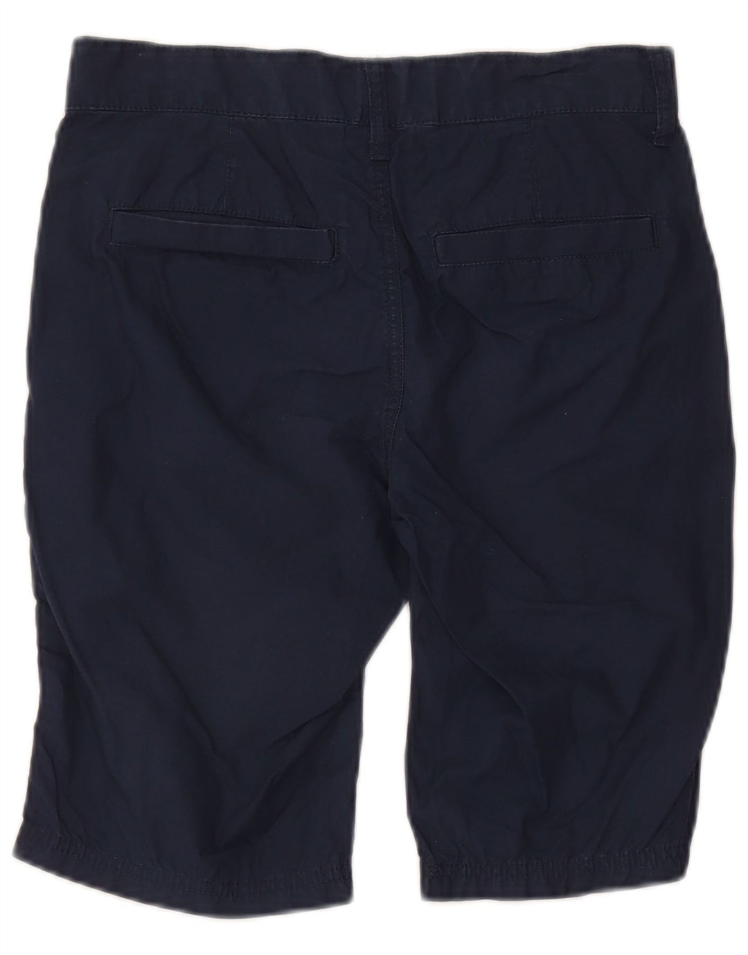 Benetton Mens Chino Shorts W30 Médio Azul Marinho