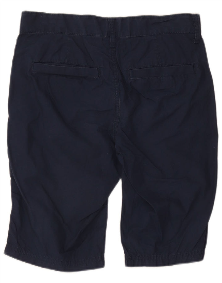 Benetton Mens Chino Shorts W30 Médio Azul Marinho