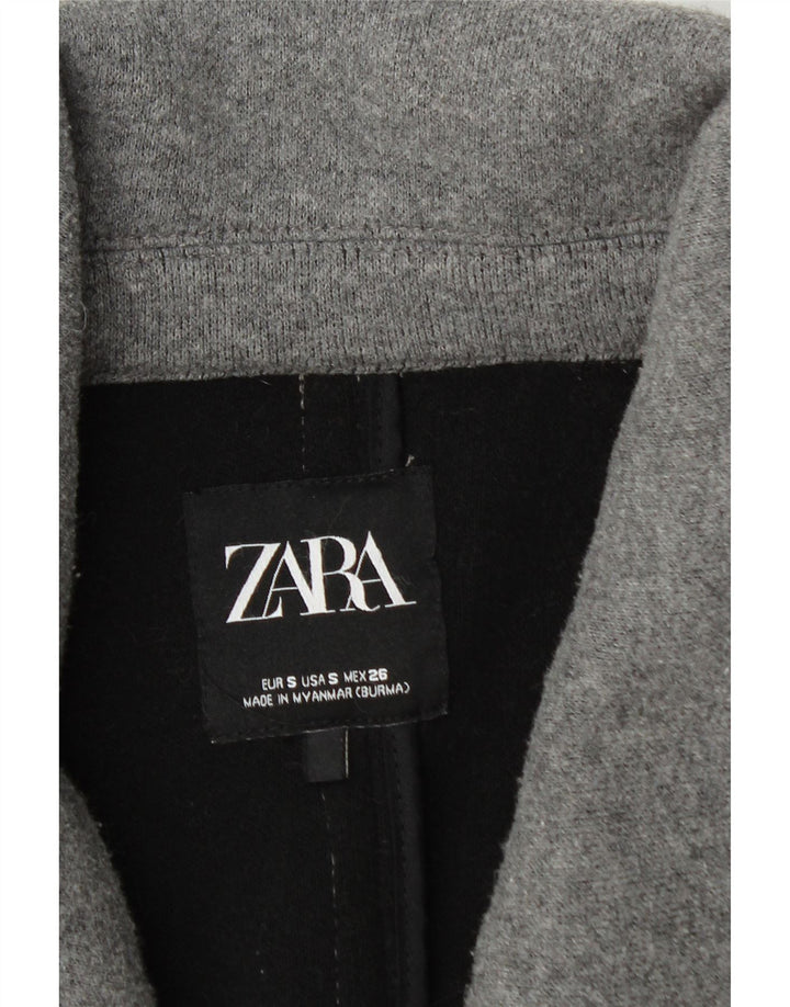 Sobretudo feminino Zara Oversized UK 10 pequeno cinza