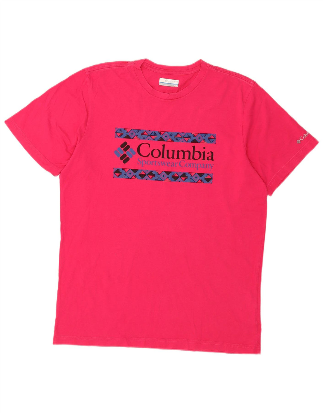 Camiseta Columbia Masculina Graphic Top Médio Algodão Rosa