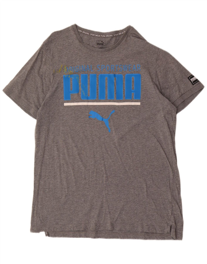 Camiseta masculina PUMA Graphic XL cinza