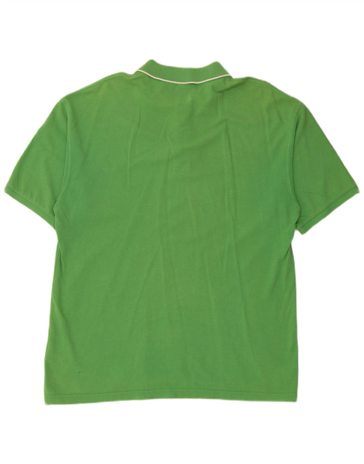 Camisa polo masculina FILA XL algodão verde