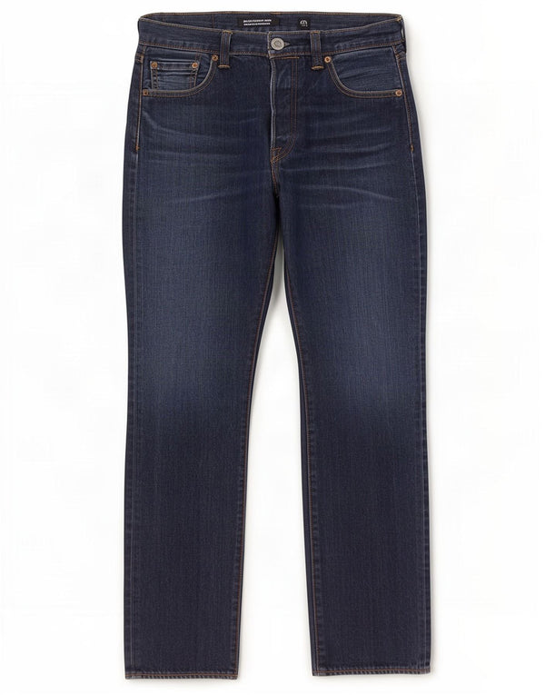 Levi's Masculino 501 Straight Jeans W30 L30 Azul Marinho Algodão