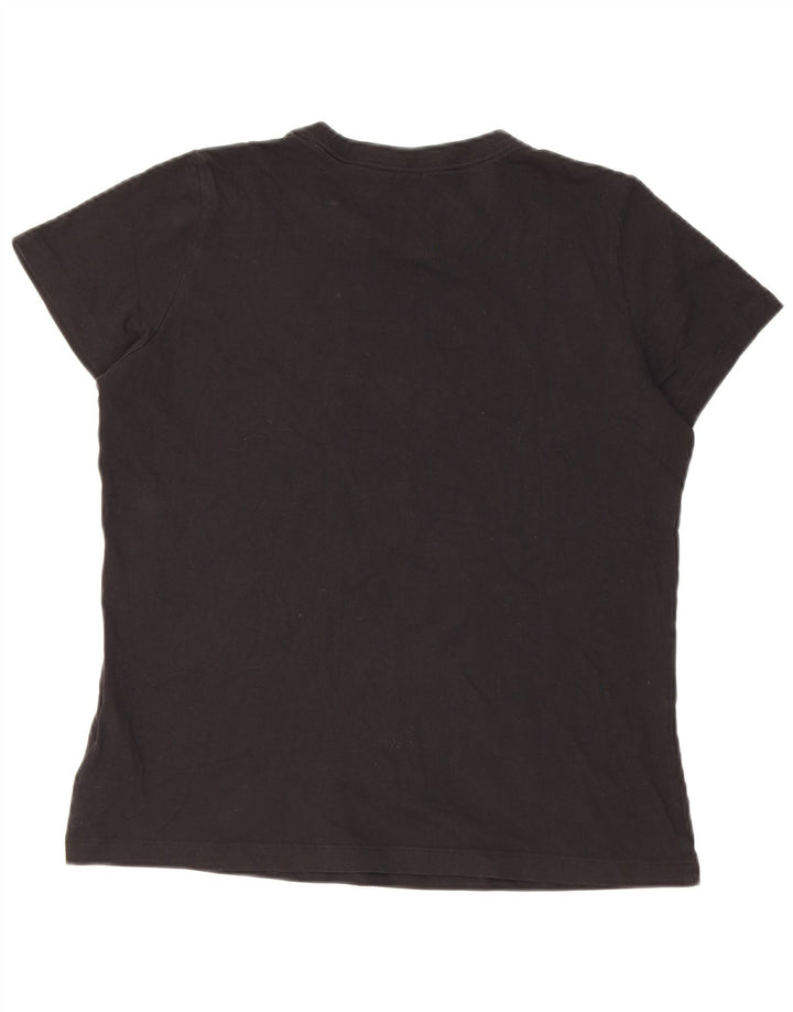 Camiseta Nike Feminina Graphic Top UK 14 Médio Algodão Preto