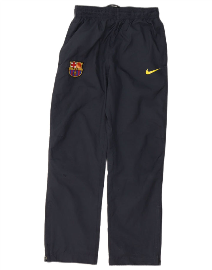 Calça de treino Nike Boys Barcelona 8-9 anos pequena azul marinho poliéster