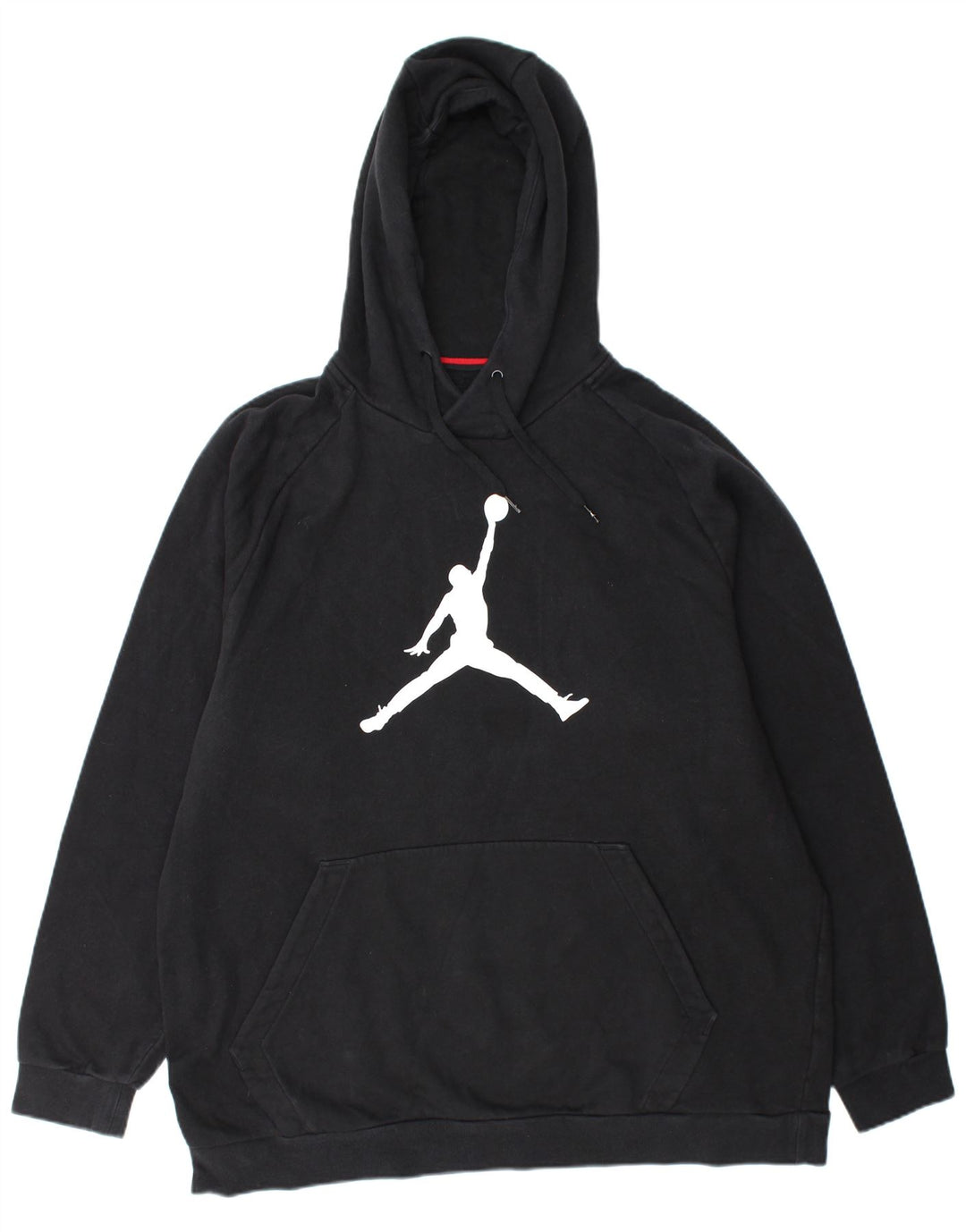 JORDAN moletom com capuz gráfico masculino 2XL algodão preto