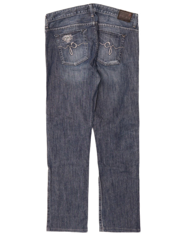 Guess Jeans Slim Feminino W30 L30 Azul Algodão