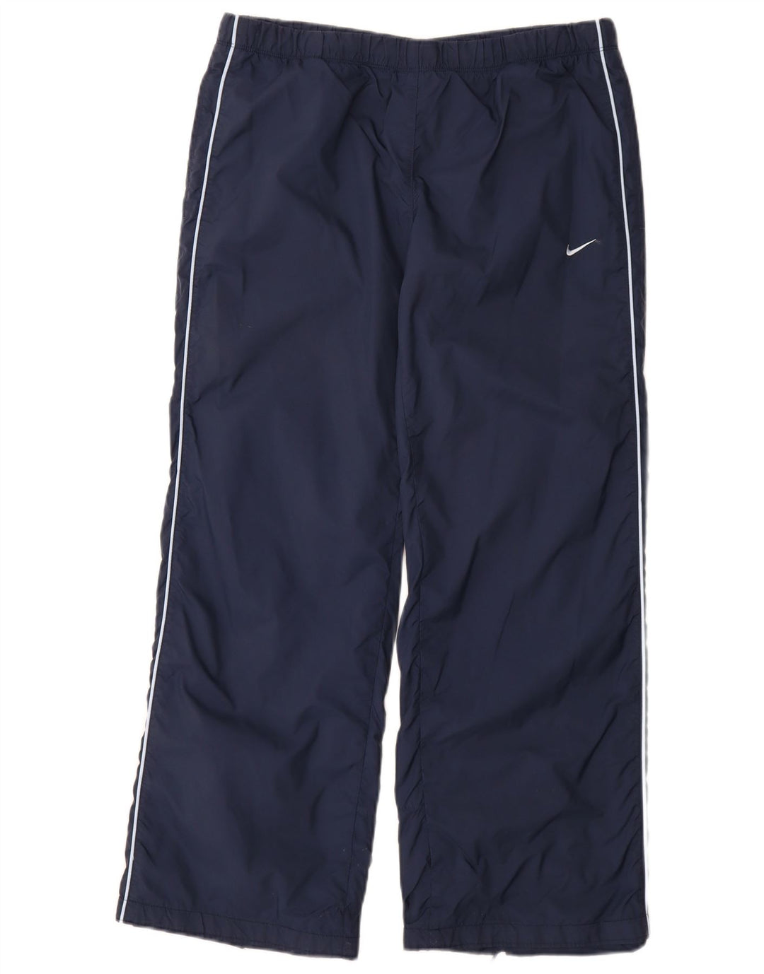 Calça de treino feminina NIKE UK 10/12 médio azul marinho nylon
