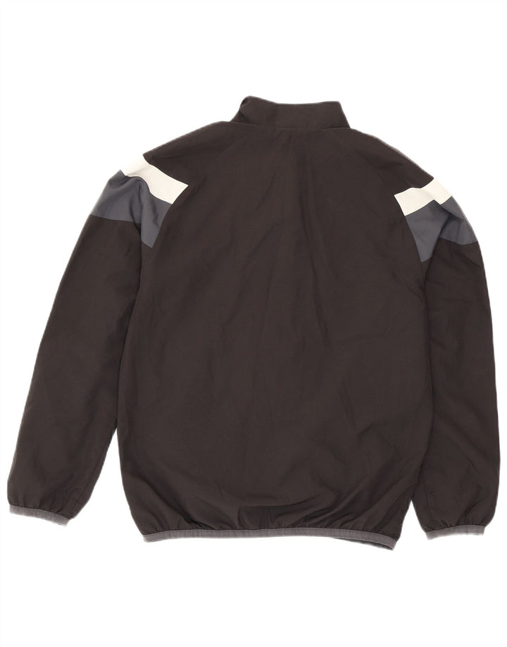 Jaqueta Puma Meninos Treino Top 11-12 Anos Preto Colorblock Poliéster