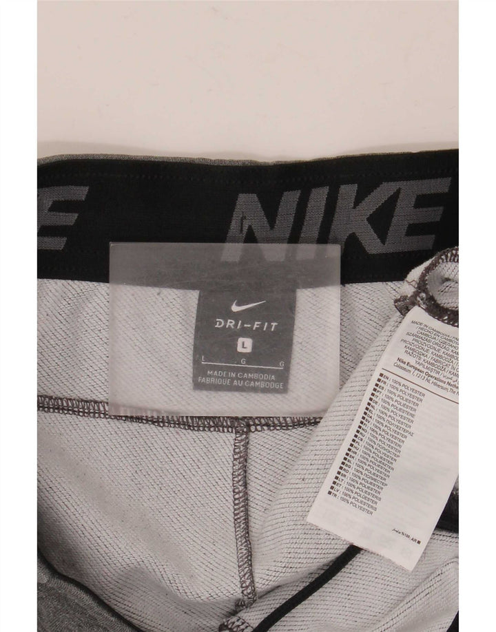 Nike Mens Dri Fit Calças de treino Joggers Grande Cinza Poliéster