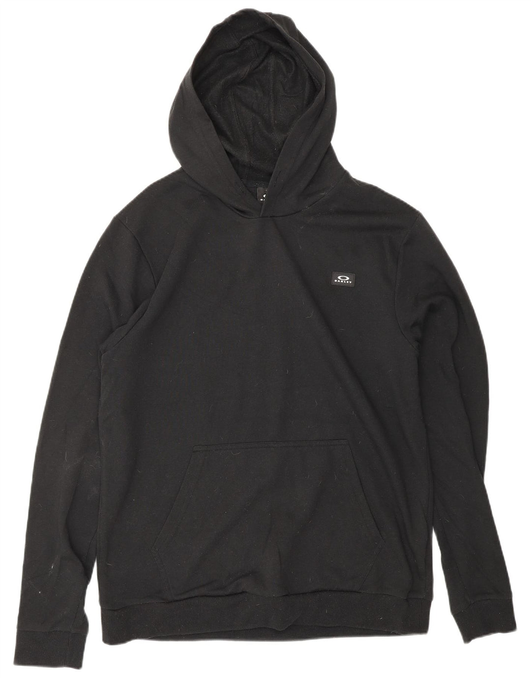 OAKLEY Mens Regular Fit Hoodie Jumper Médio Poliéster Preto