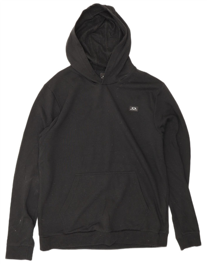 OAKLEY Mens Regular Fit Hoodie Jumper Médio Poliéster Preto
