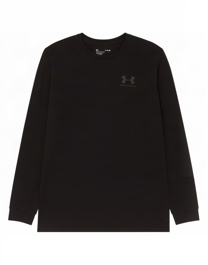 Under Armour Masculino Top Manga Longa Médio Preto