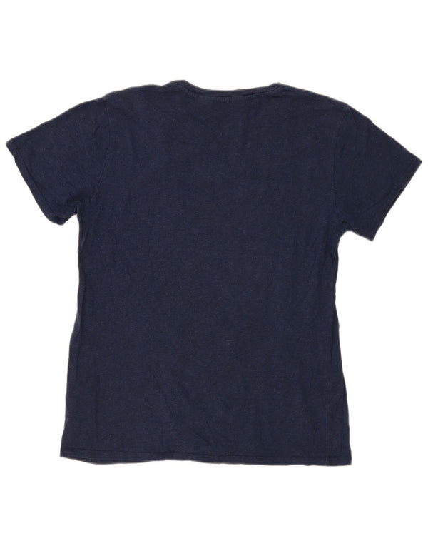 Camiseta gráfica masculina Levi's Top grande algodão azul marinho