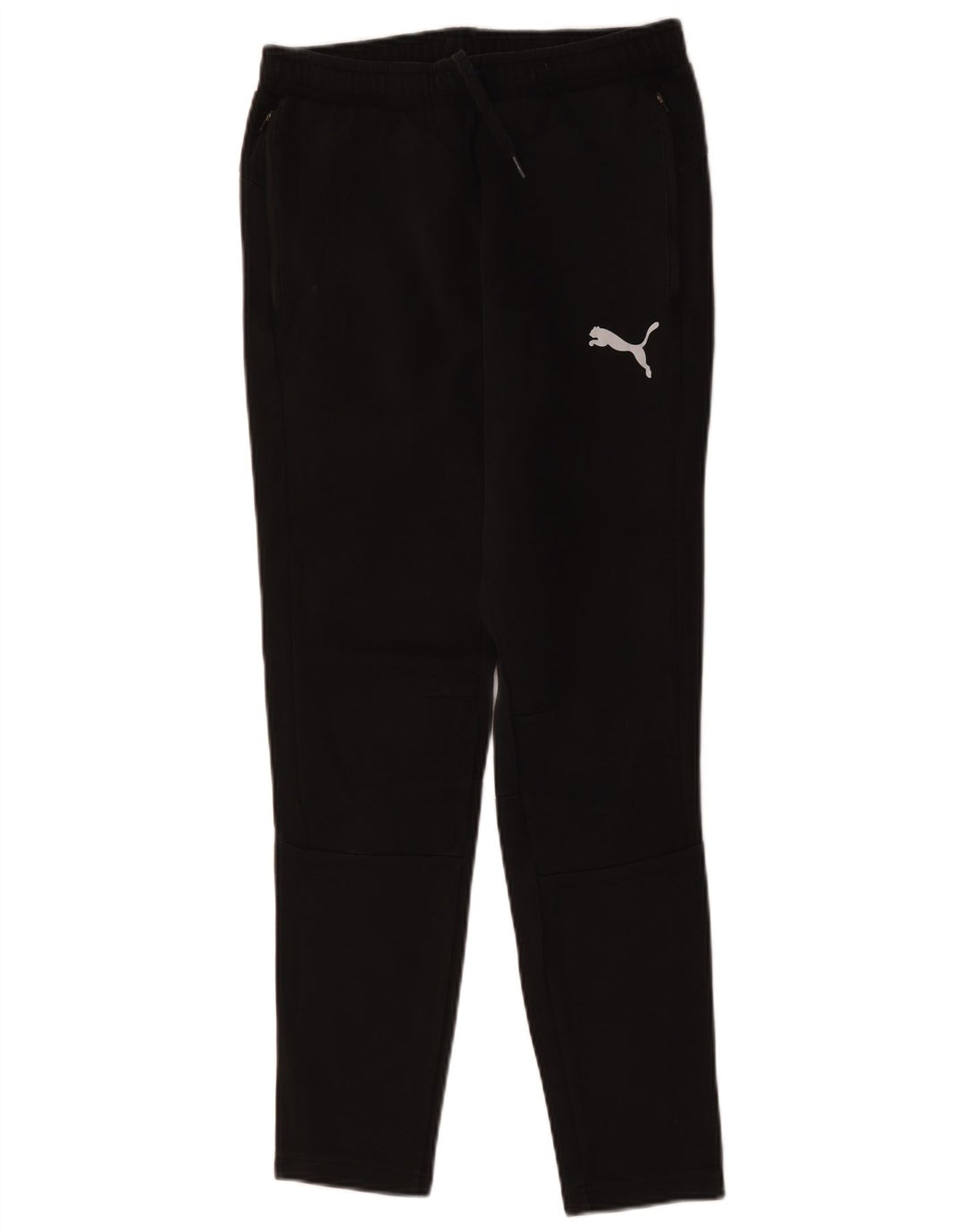 Calça de treino feminina PUMA UK 8 pequena algodão preto