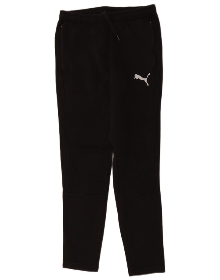 Calça de treino feminina PUMA UK 8 pequena algodão preto