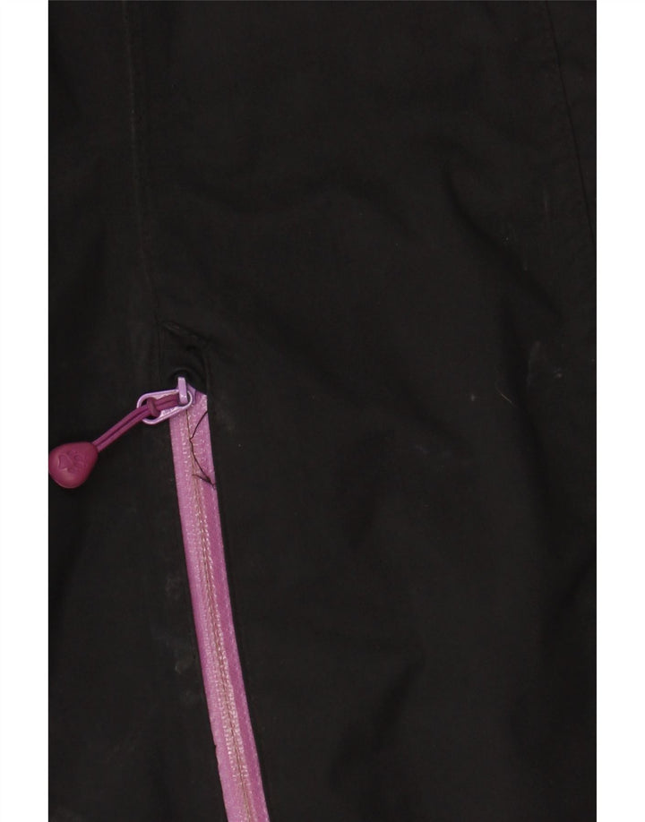 Jaqueta de chuva feminina JACK WOLFSKIN Reino Unido 10 pequena poliamida preta