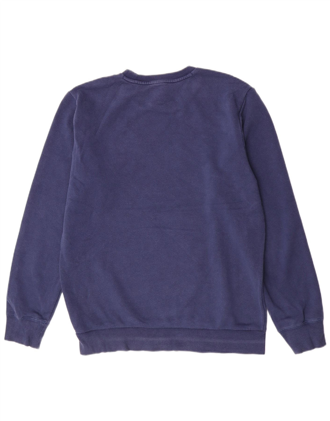Adidas Mens Moletom Jumper Médio Azul Marinho Algodão