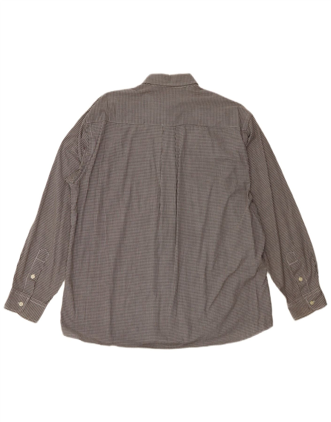 Camisa masculina Rifle XL de algodão xadrez preto