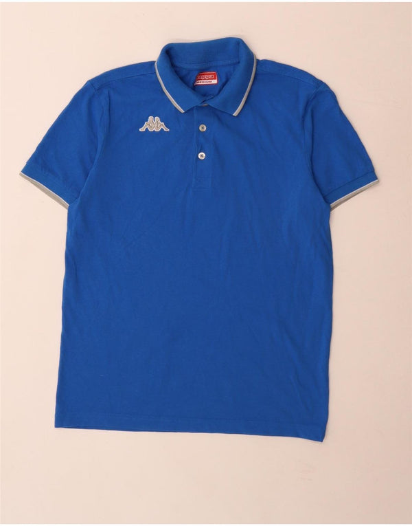 Camisa polo masculina Kappa Regular Fit azul médio