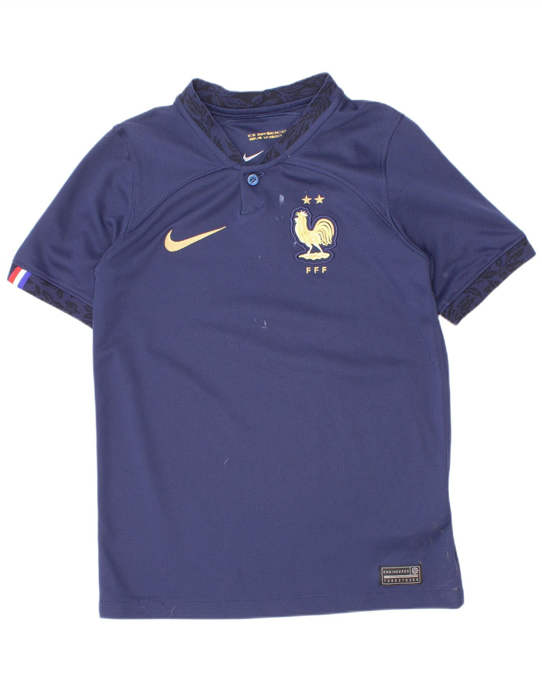 Camiseta Nike Menino Top 8-9 Anos Pequena Azul Marinho