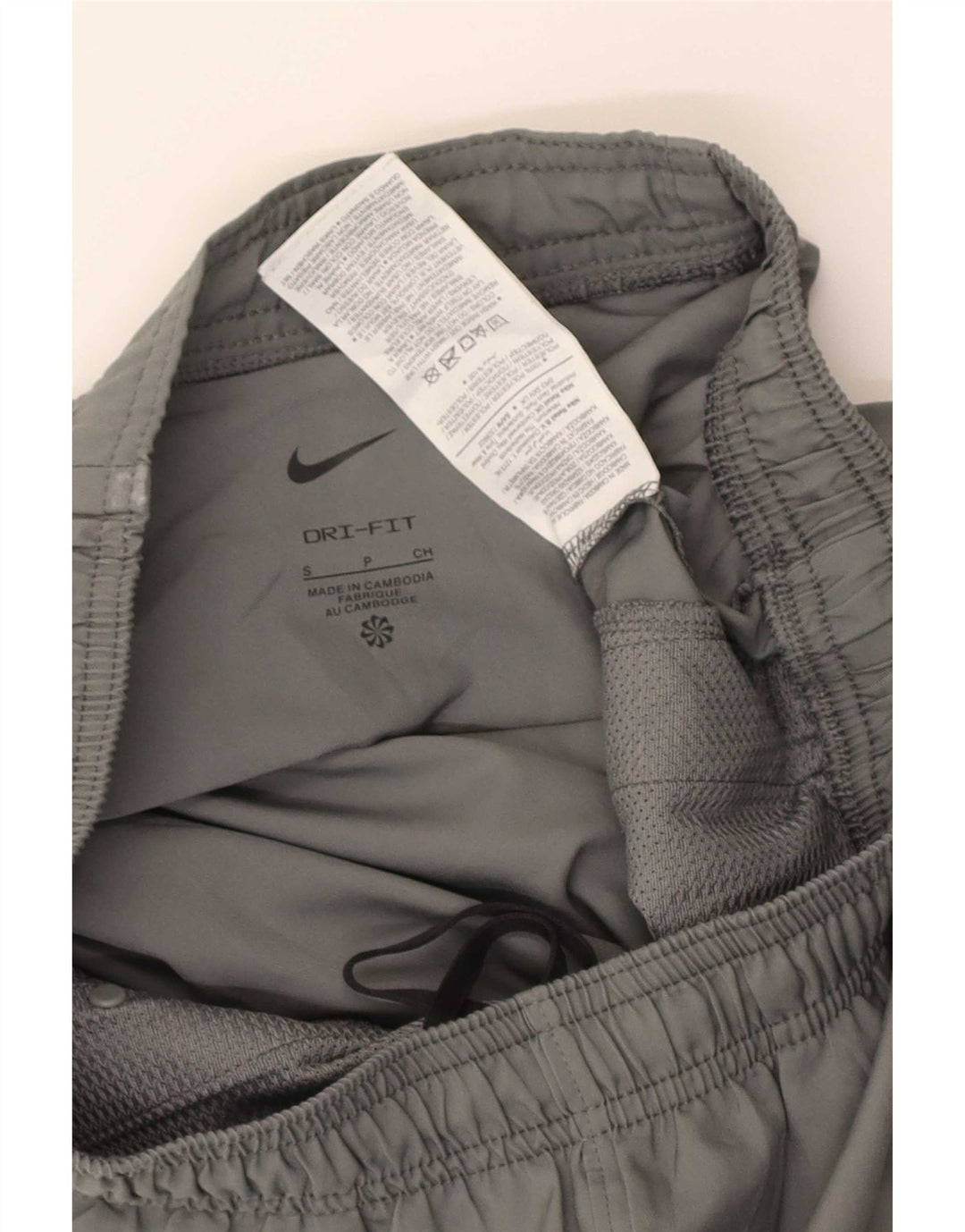 Nike Mens Dri Fit Calças de treino Joggers Pequeno Cinza Poliéster