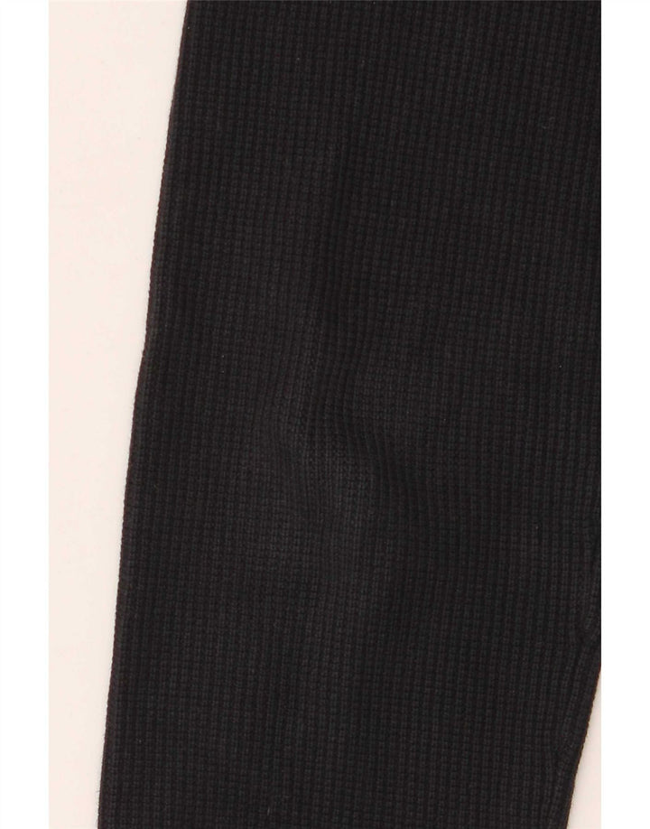 Suéter masculino Cos com gola redonda e algodão preto pequeno