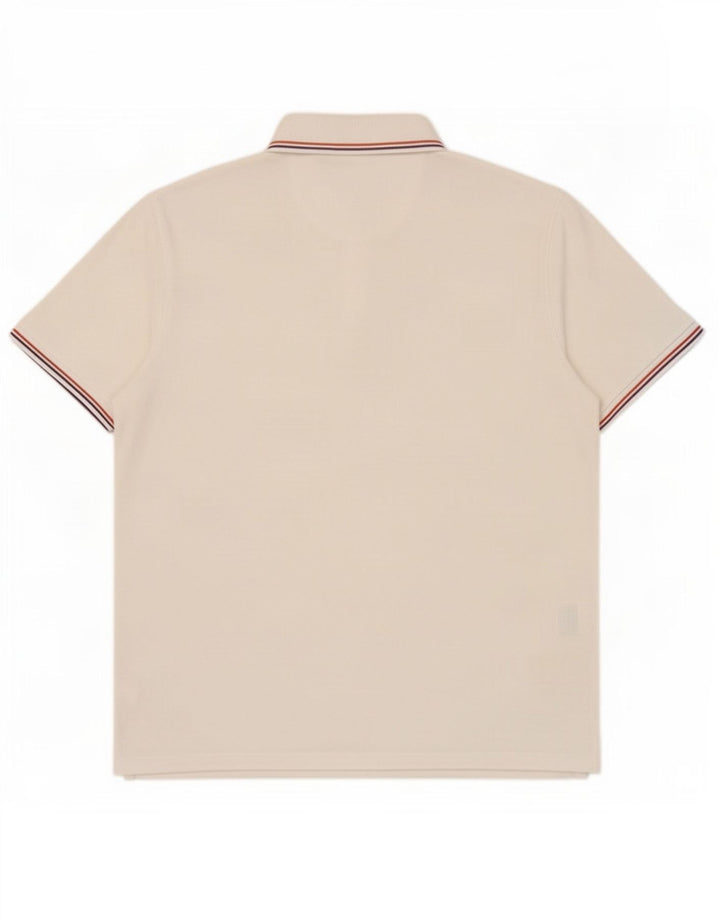 Camisa polo masculina Lee Regular Fit XL algodão branco