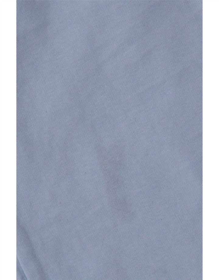 Zara Womens Oversized Sweatshirt Jumper UK 10 Pequeno Azul Poliéster