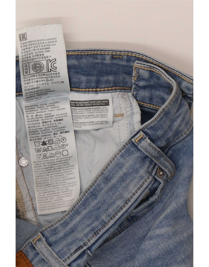 Calça jeans feminina Levi's 715 Bootcut W26 L32 azul algodão