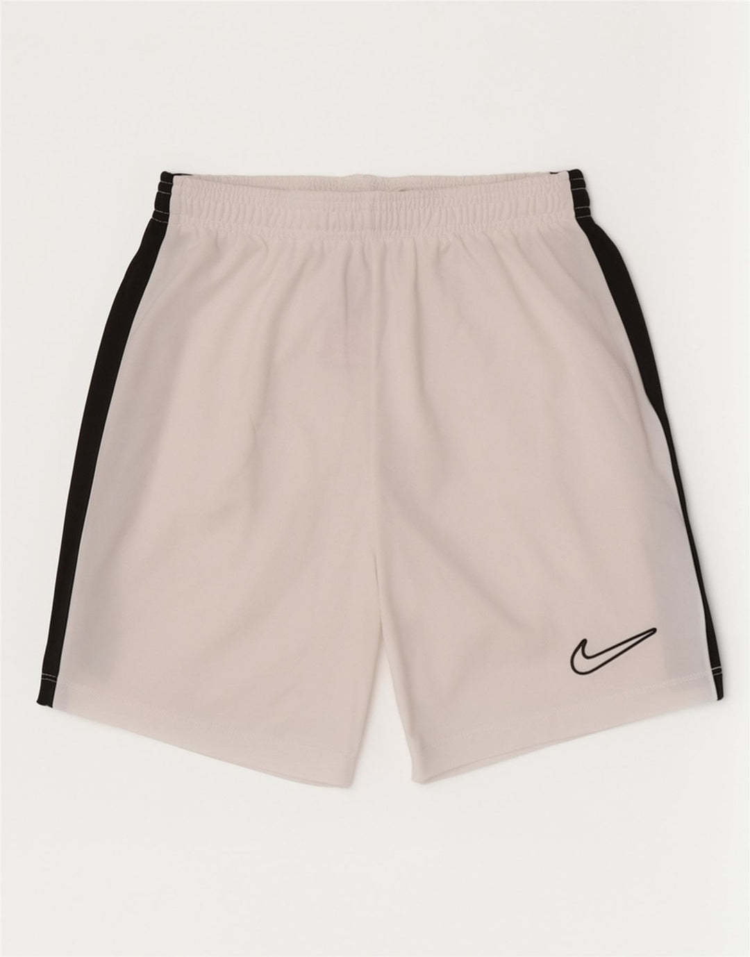Shorts esportivos Nike Boys 10-11 anos médio branco poliéster